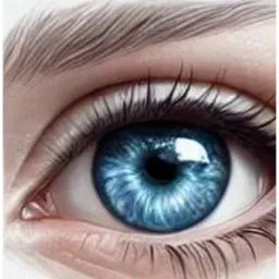 Sapphire Glow Hazel Eye