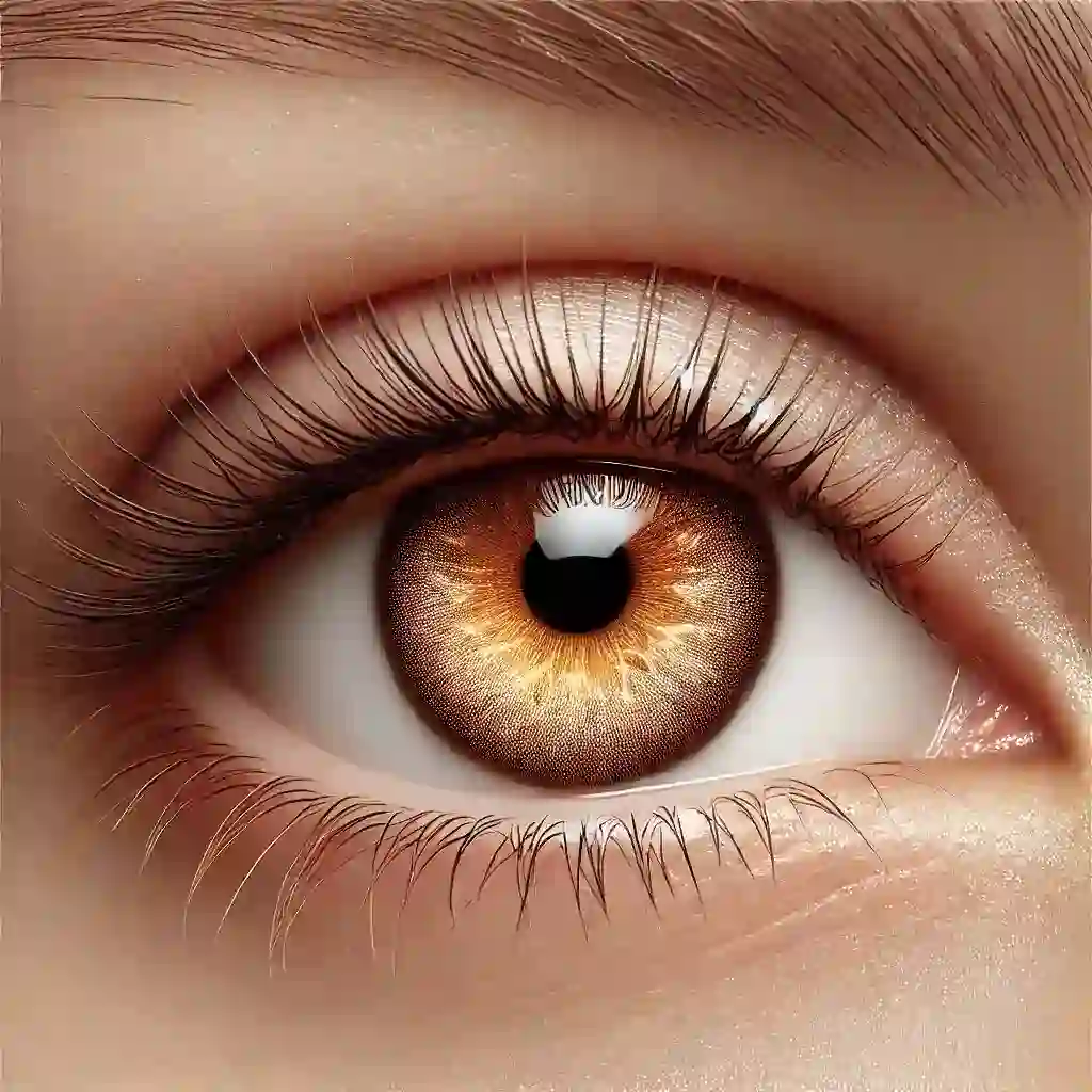 Caramel Hazel Lens