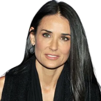 Demi Moore has light hazel eyes