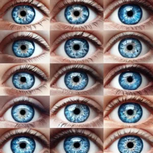 Different Colors and Shades for Blue Hazel Eyes