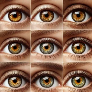 Different Colors and Shades for Brown Hazel Eyes