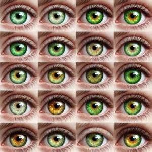 Different Colors and Shades for Green Hazel Eyes