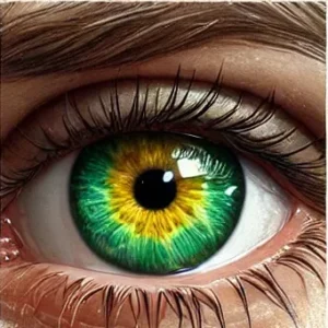 Emerald Glow Hazel Eye