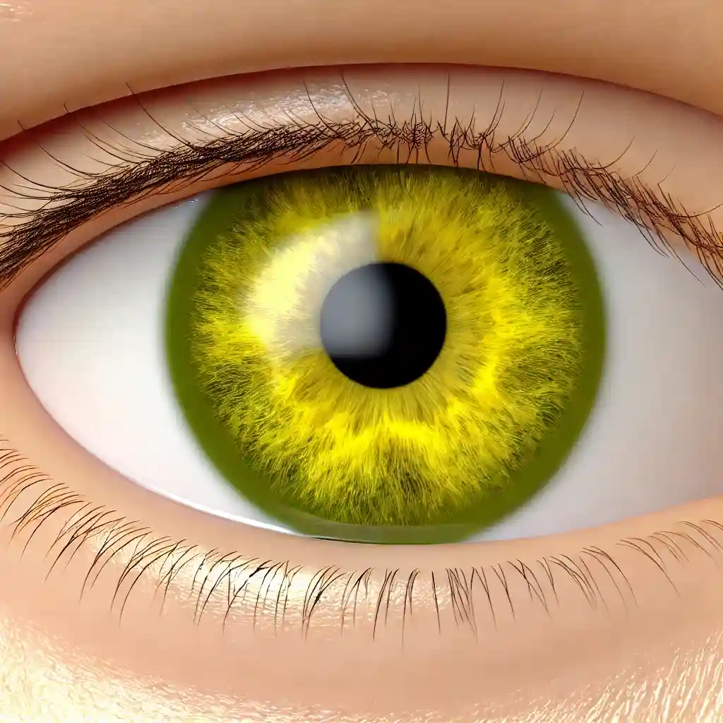 Golden Green Hazel Eye