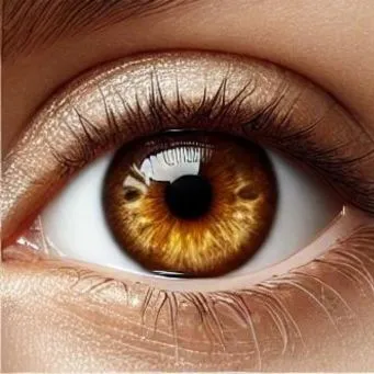 Golden Sunrise Hazel Eye