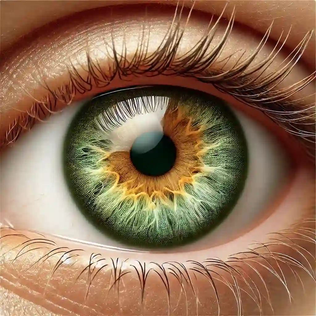 Green-Tinted Hazel Eye