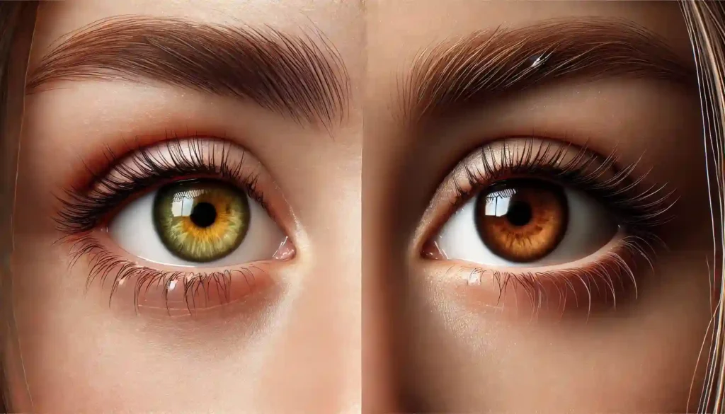 Hazel Vs. Brown Eyes