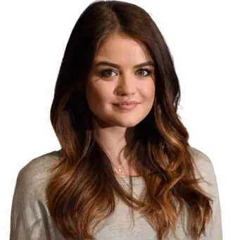 Lucy Hale has amber-hazel eyes